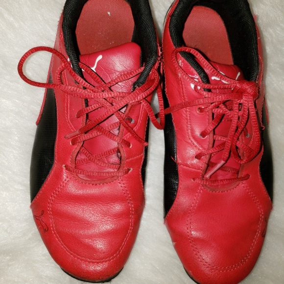 Puma Men/Kid Red Ferrari Sneakers Size 5 US 37kids - Picture 6 of 8